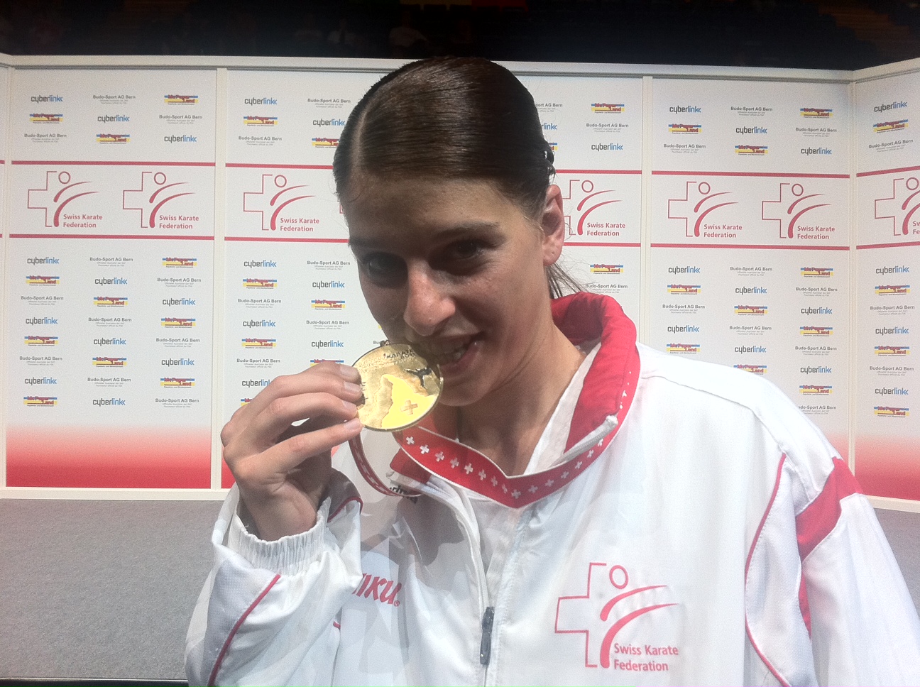 Europameisterin 2011 im Kumite - Diana Schwab vom Fudokan Karatedo Lyss/Aarberg